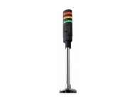  LED Tower Pole Mount 3 Tier - red yellow green, Steady/Flashing/Alarm; LD6A-3PZQB-RYG