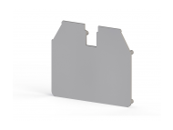 Klemsan 1,2 mm End plate, Insulation material PA, Grey , NPP AVK 16 RD; 444179