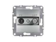 Schneider Electric Asfora - TV-SAT završna utičnica (1dB), bez rama, aluminijum;EPH3400161