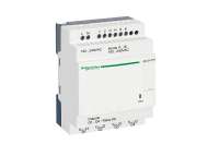 Schneider Electric Compact smart relay, Zelio Logic, 12 I/O, 24 V AC, clock, no display; SR2E121B