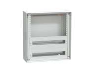  Enclosure, PrismaSeT G, for modular devices, wall mounted, W600mm, H630mm (2R + incomer), IP30, with front plates, Pack 250; LVS