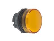  Narandžasta glava signalne lampice Ø22 ravna sočiva za integrisan LED;ZB5AV053