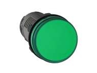 Schneider Electric Okrugla signalna lampica Ø 22 - green - integral LED - 110 V DC - screw clamp terminals;XA2EVFD3LC