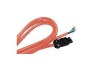 Schneider Electric Orange Power cable 3m long for IEC Multi-fixing LED lamps;NSYLAM3MN