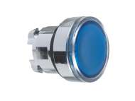  Plava udubljena glava svetlećeg tastera Ø22 sa povratkom za integrisan LED;ZB4BA68