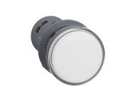  Signalne lampice, plastic, white, Ø 22 mm, with integral LED, 110 V AC/DC, Anti-interference;XA2EVF1LC