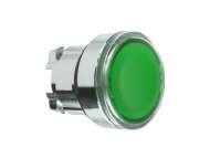  Zelena udubljena glava svetlećeg tastera Ø22 sa povratkom za integrisan LED;ZB4BA38
