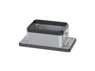 WALTHER-WERKE PANEL HOUSING B6 FROM ALUMINIUM, HEIGHT 29MM AND ONE-TOUCH