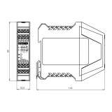 EUCHNER Safety relay 3 safety contacts, 1 auxiliary contact, cat. 4, ESM-BA301 (Order no. 085613) - slika 3