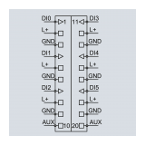 Helmholz Digital input module – DI 6 x DC 24 V, 3-wire - slika 2