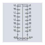 Helmholz Digital input module – DI 8 x AC 230 V, per channel N, Type 1 - slika 2