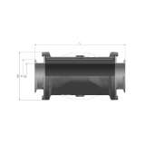 HO-Matic Pinch valve Series 48, DN80,EPDM-LE; 48080.261.000 - slika 2