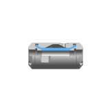 HO-Matic Pinch valve Series 80, DN25, POM,FPM; 80025.303.000 - slika 3