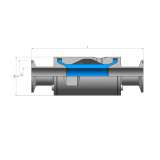 HO-Matic Pinch valve Series 88, DN32,NBR-LE; 88032.161.000 - slika 2