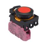 IDEC Pushbutton - non illuminated / Red Round flush Plastic bezel 1NC Momentary; CW1B-M1E01R - slika 2