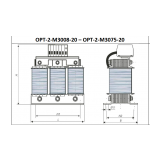 INVERTEK DRIVES Output filter OPT-2-M3008-20 ; 8A - slika 2