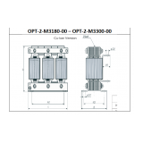 INVERTEK DRIVES Output filter OPT-2-M3180-00 ; 180A - slika 2