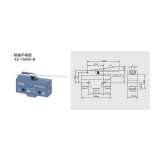 XURUI Mikro prekidač, nazivne struje 15 A, sa rasporedom kontakta 1 NC; XZ-15GW-B - slika 3